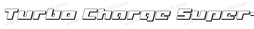 Turbo Charge Super-Italic Italic字体转换